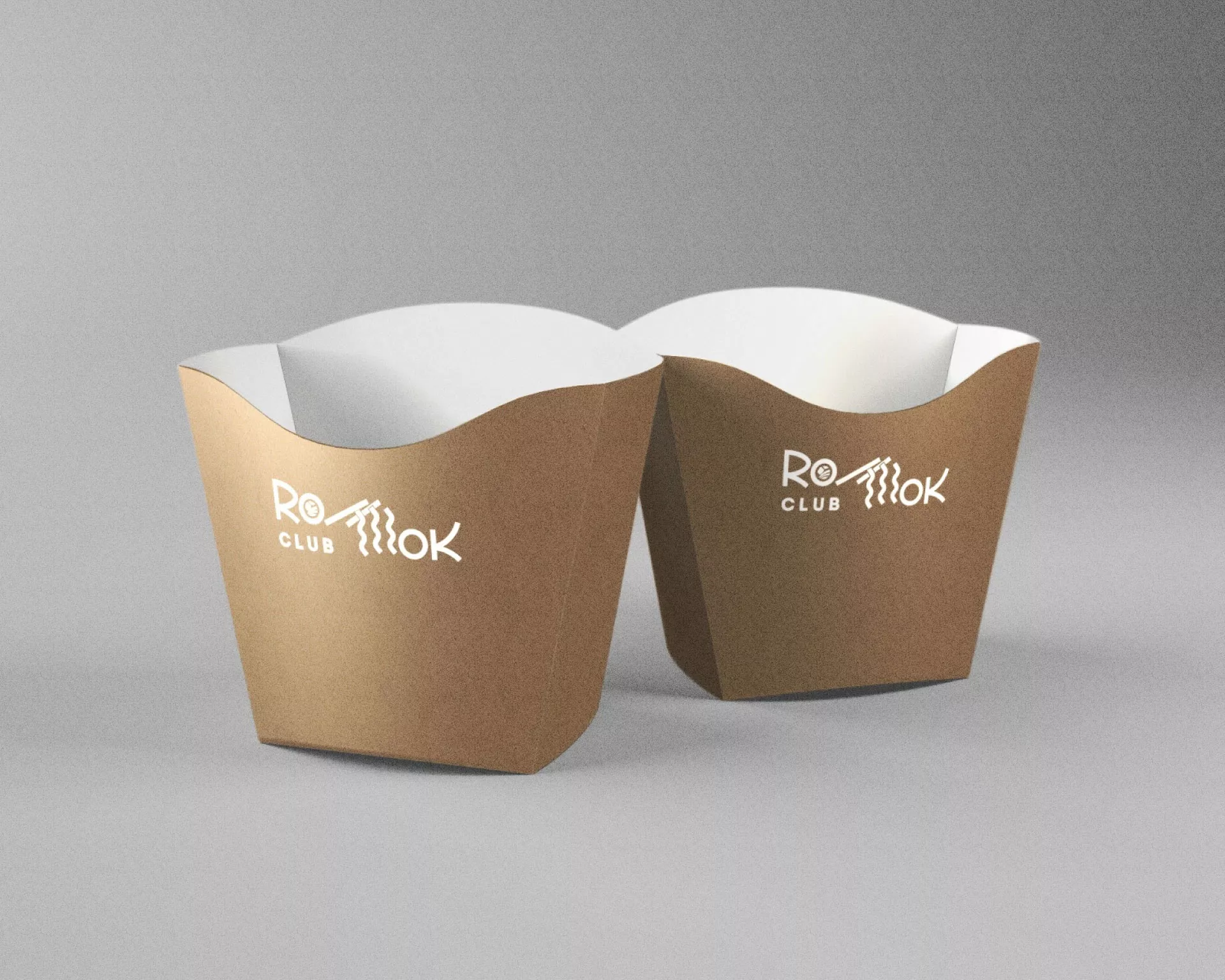 Создание дизайна упаковки суши-бара «Roll Wok Club» в Чебаркуле